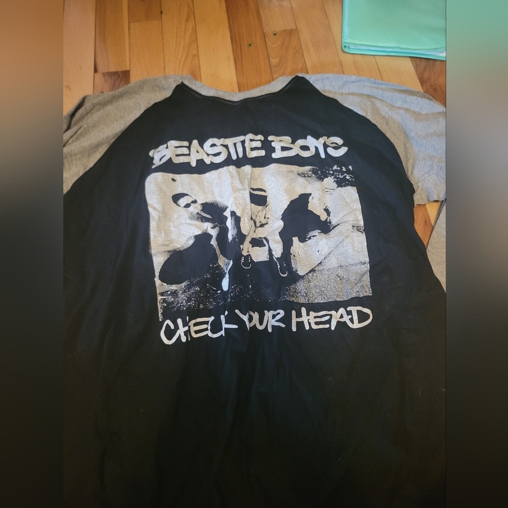 Beastie Boys Black and Gray Long Sleeve Tee